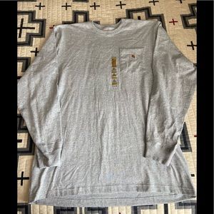 XL LONGSLEEVE GREY CARHART SHIRT